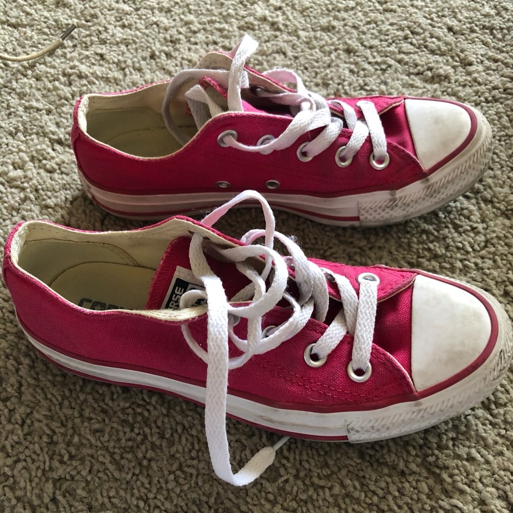 CONVERSE CHUCK TAYLOR Pink ALL STAR CANVAS SNEAKER
